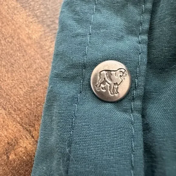 Vintage Big Dogs Swim Trunks, Green/Blue, Size Mens Small 1990s, 90s Pool Beach - Picture 7 of 9